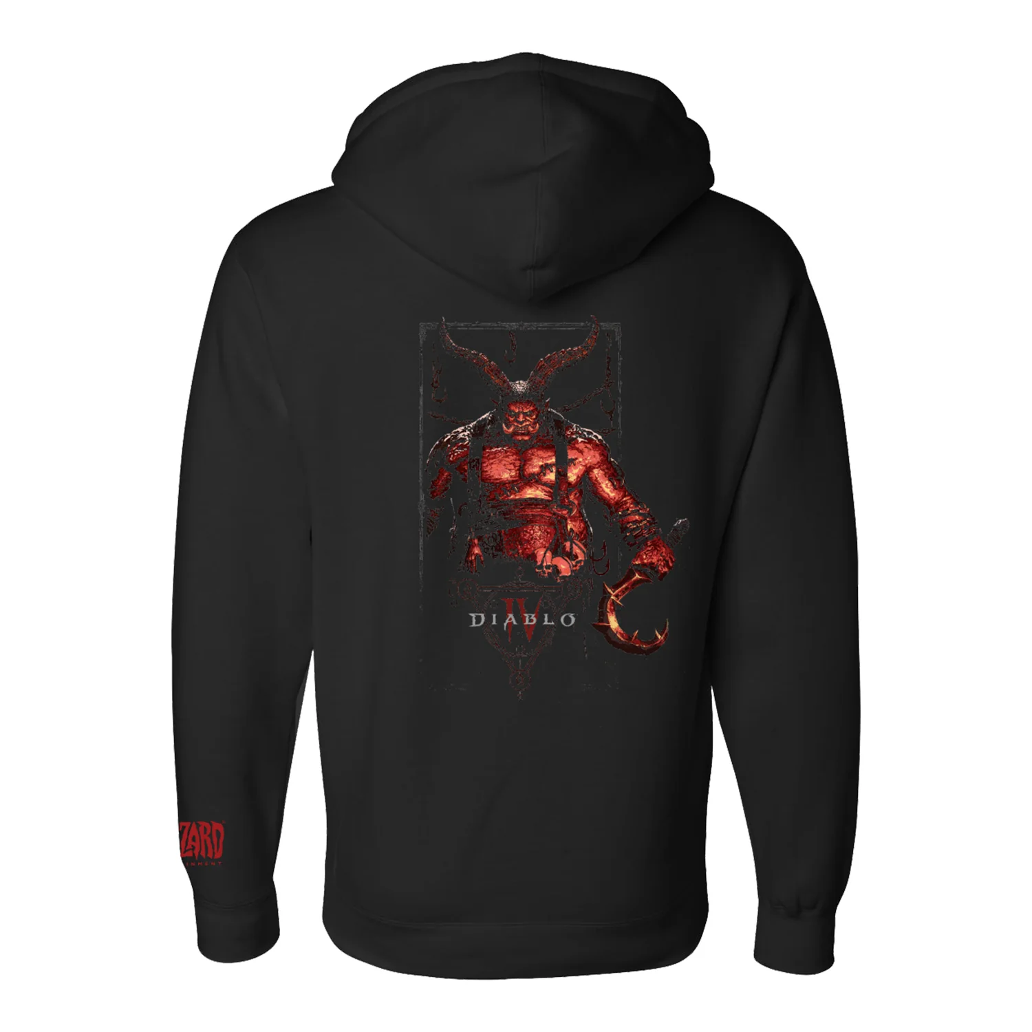Diablo IV Butcher Meat Hook Menace Black Hoodie - Image 2