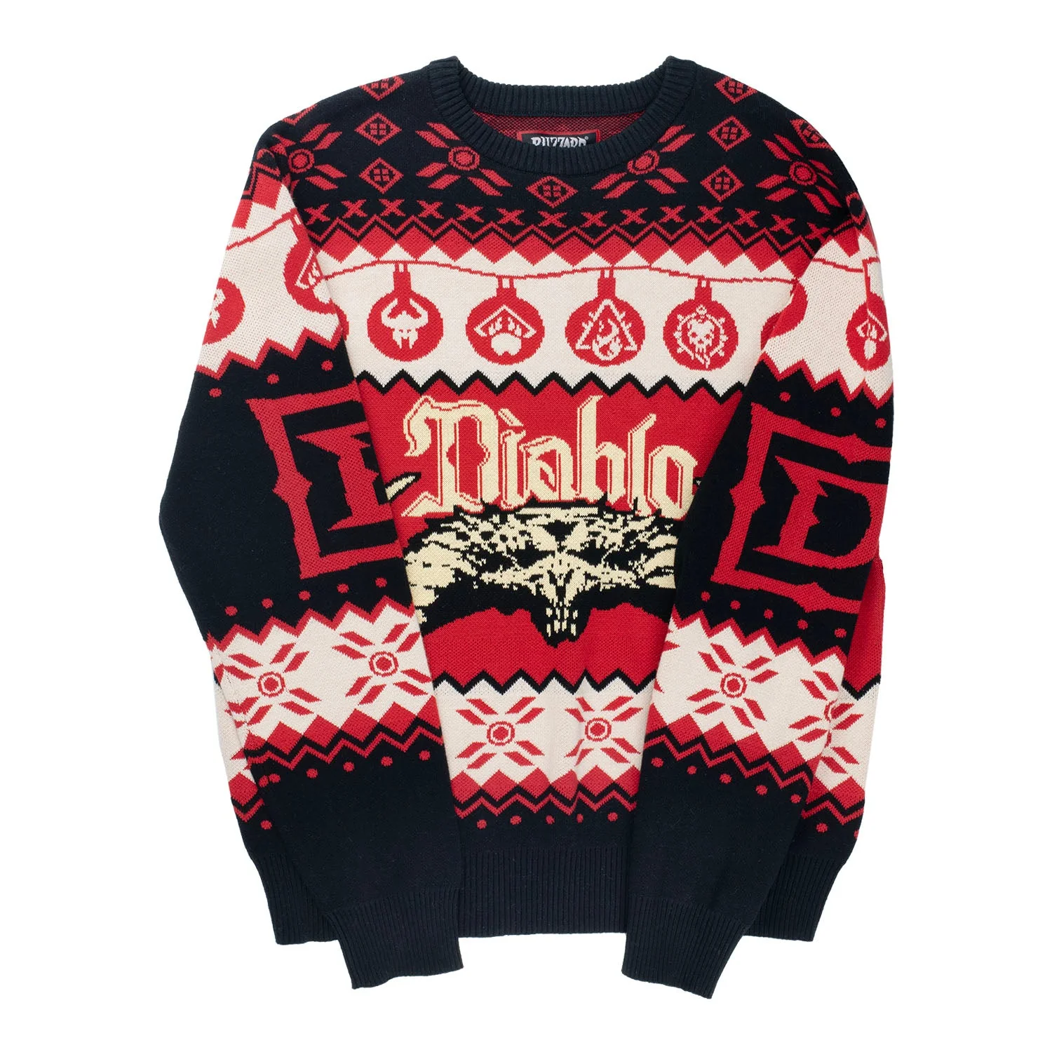 Diablo Skull Holiday Sweater - Image 4